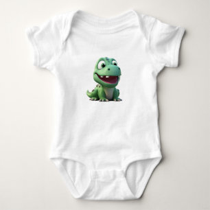 Super Cute Dinosaur Baby Bodysuit