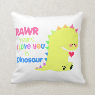 SUPER CUTE Dinosaur Pillow for kids!