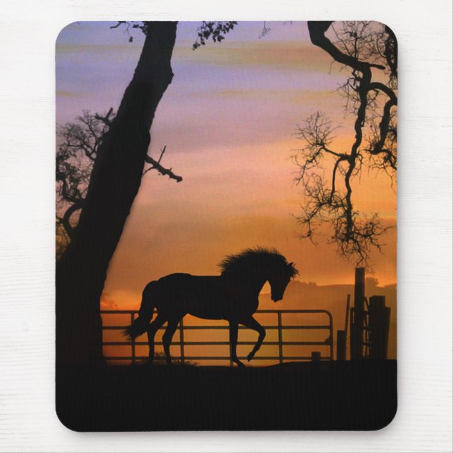 Super Cute Horse Mouse Pad (Front)