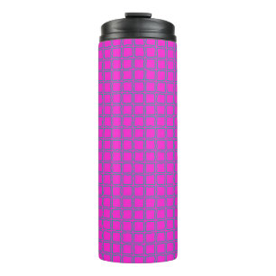 Super Cute Hot Pink Chic Pattern Thermal Tumbler