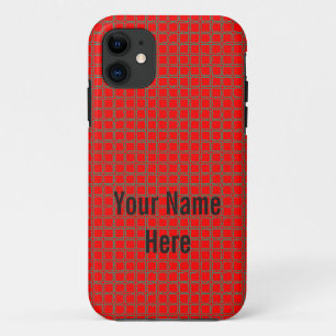 Super Cute Hot Red Pattern Personalised iPhone 11 Case
