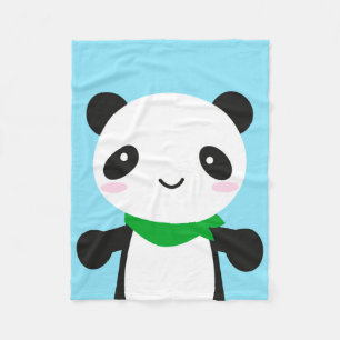 Super Cute Kawaii Panda Fleece Blanket