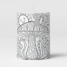 Super cute Mushroom candle