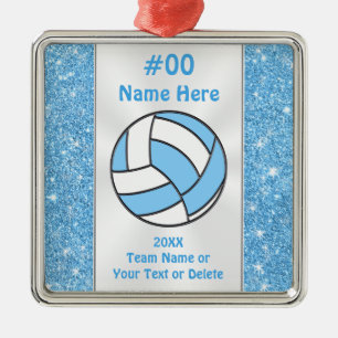 Super Cute Personalised Volleyball Player Ornament