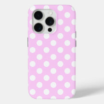 Super Cute Pink With Stylish White Polka Dots