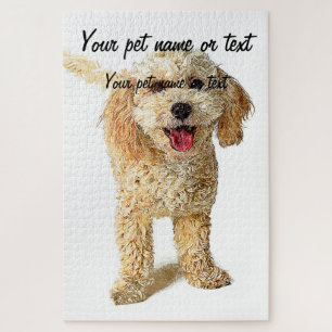 Super Cute Poodle Dog Jigsaw Puzzle