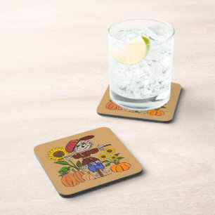 Super Cute Scarecrow Coaster