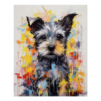 Super Cute Schnauzer Dog Puppy 002 - Xeno Lucilfer