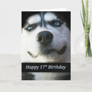 Super Cute Teenage Happy 17th Birthday Card