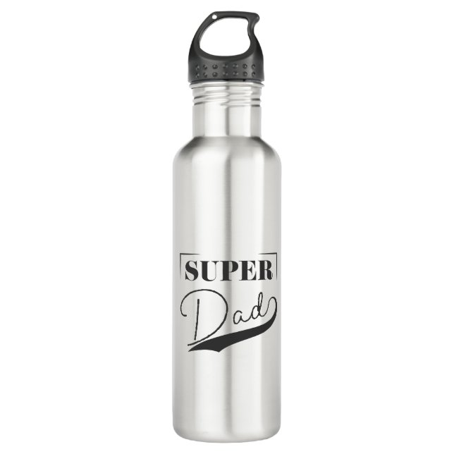 Super Dad 710 Ml Water Bottle (Front)