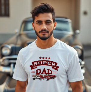 Super Dad, Classic Cars T-Shirt