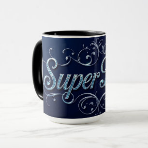 Super Dad Coffee Hero Blink Mug