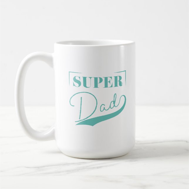 Super Dad Coffee Mug (Left)