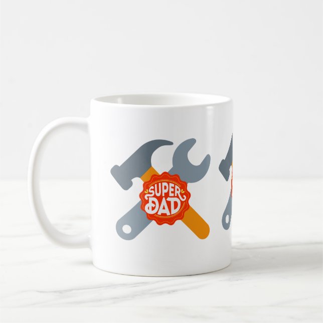 SUPER DAD COFFEE MUG (Left)