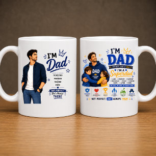 Super Dad Coffee Mug Design