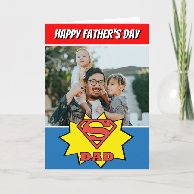 Super Dad Custom Photo Card (Front)