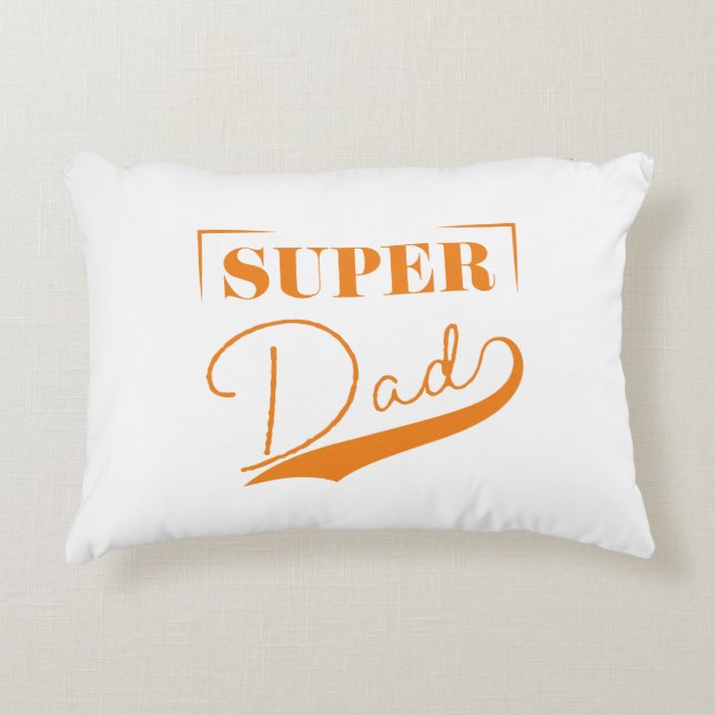 Super Dad Decorative Cushion (Front)