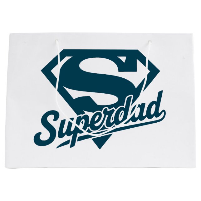 Super Dad Ever  Large Gift Bag (Front)