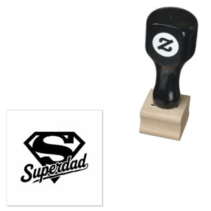 Super Dad Ever Rubber Stamp