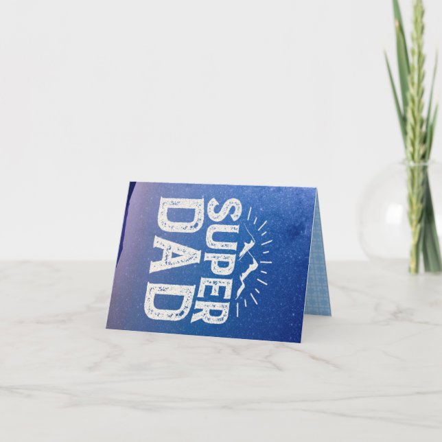 Super Dad Father's Day Card (Front)