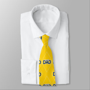 Super Dad Gift for Father Yellow Tie