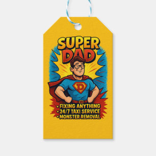 Super Dad Gift Tags: The Perfect Father's Day  Gift Tags