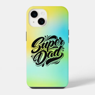 Super Dad Hero Typography Design-67888 iPhone 14 Case