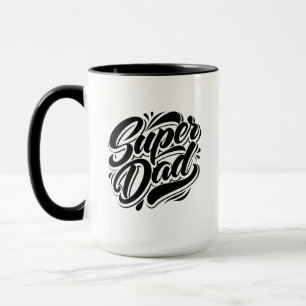 Super Dad Hero Typography Design-67888 Mug