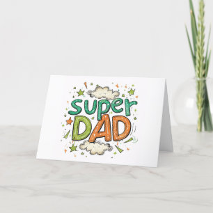 Super Dad Holiday Card