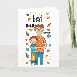 Super Dad Holiday Card