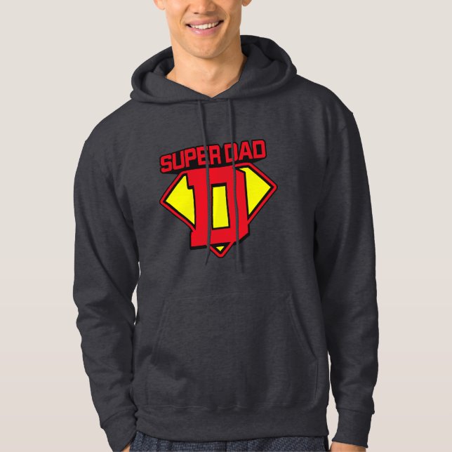 Super Dad 🦸‍♂️💪 Hoodie (Front)