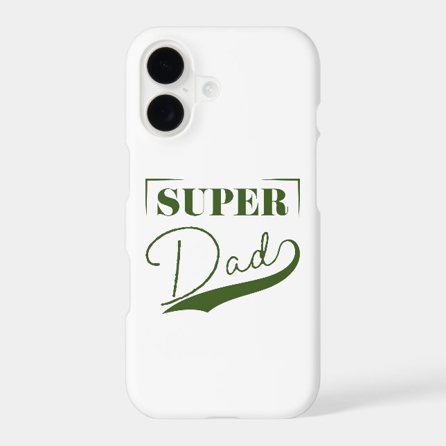 Super Dad iPhone Case (Back)