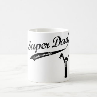 Super Dad is UNSTOPPABLE! coffee mug