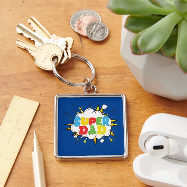 SUPER DAD KEY RING (Desk)