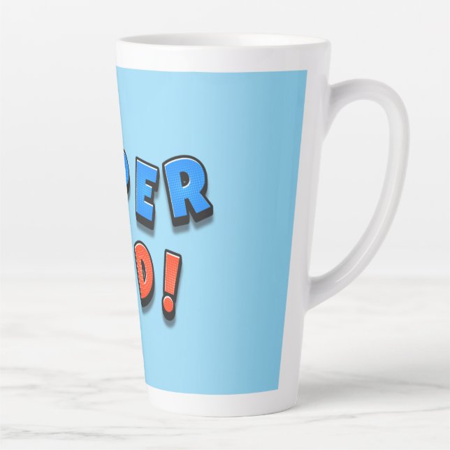 Super Dad Latte Mug (Right)