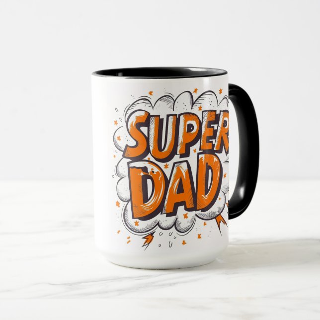 Super Dad Mug (Front Right)
