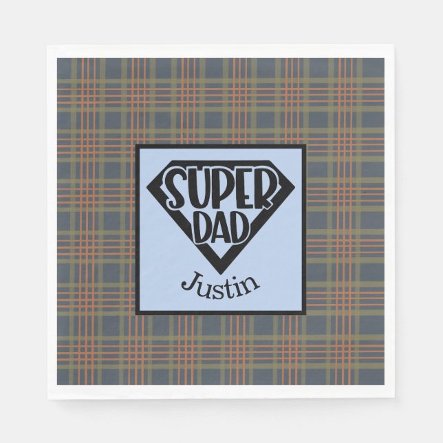 Super Dad    Napkin (Front)