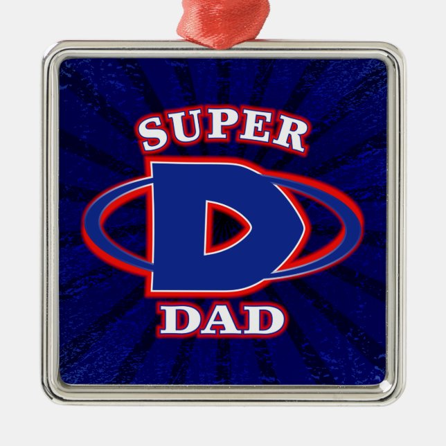Super Dad Ornament (Front)