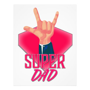 Super DAD Photo Print