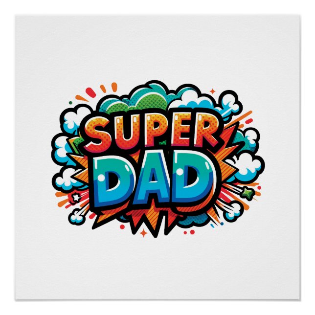 Super Dad Poster (Front)
