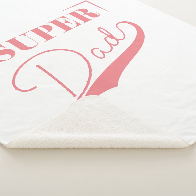 Super Dad Sherpa Blanket (3/4)