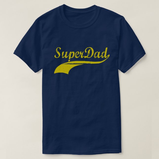 Super Dad Swash T-Shirt (Design Front)