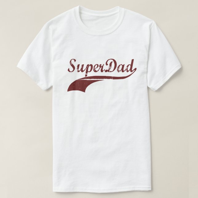 Super Dad Swash T-Shirt (Design Front)