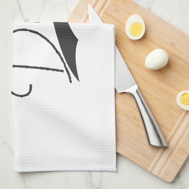 Super Dad Tea Towel (Quarter Fold)