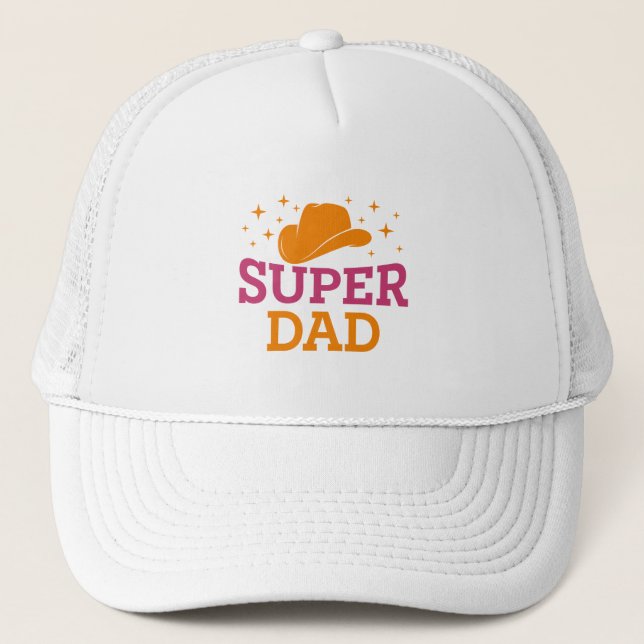 Super Dad Trucker Hat (Front)