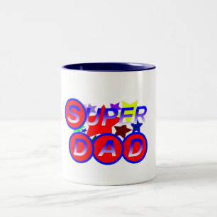Super Dad Two-Tone Coffee Mug