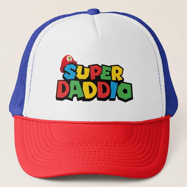 Super Daddio for best dad Trucker Hat (Front)
