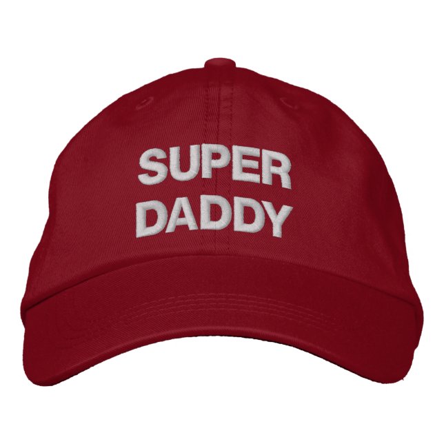 Super Daddy Embroidered Hat (Front)