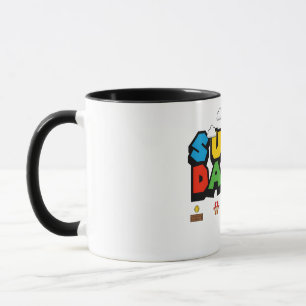 SUPER DADDY MARIO STYLE MUG