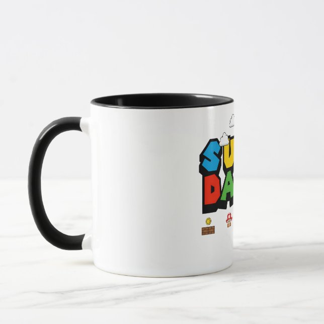SUPER DADDY MARIO STYLE MUG (Left)